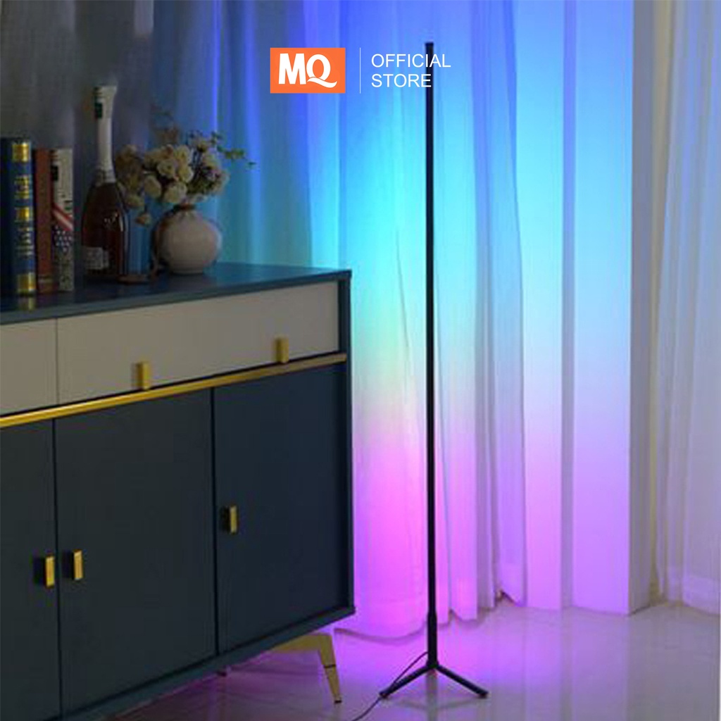 MQ Lampu RGB Stand Sudut Lantai Minimalis / Standing Side Floor Lamp / Lampu Dekorasi standing rgb