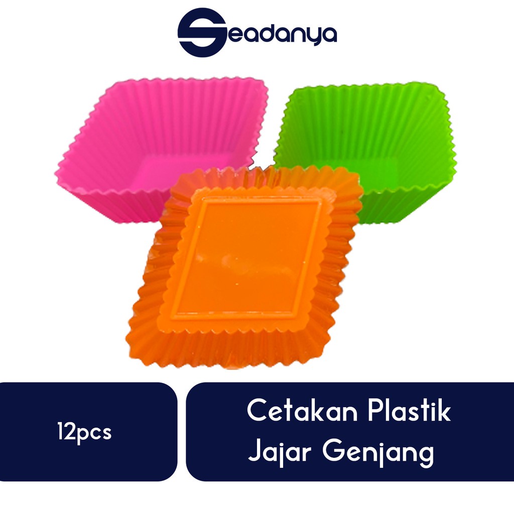 

Cetakan Plastik Jajar Genjang 12pcs-Alat Cetak Coklat/Puding/Jelly/Agar Agar/Cokelat/Kue/Cake/Wajik