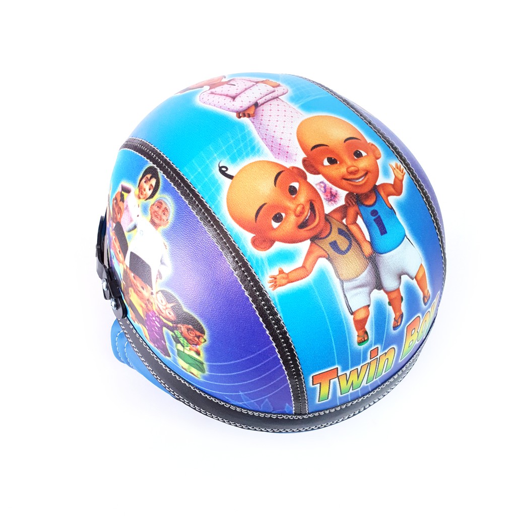 LIMITED EDITION Helm anak retro upin ipin