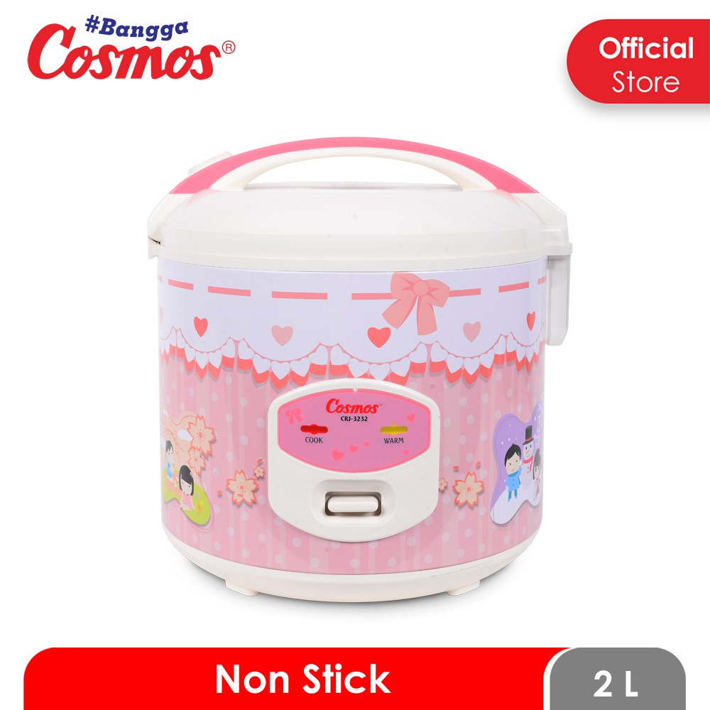 Cosmos Rice Cooker Non Stick CRJ-3232 - 2 L