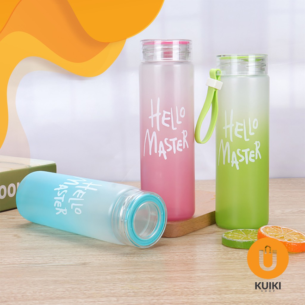 Botol Minum Kaca  Hello Master Botol Infused Water Bahan  