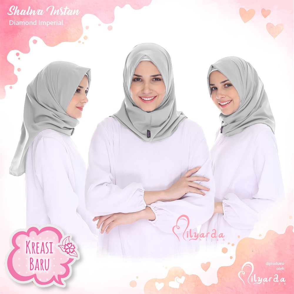 hijab instan Salwa 2 lapis kerudung jilbab yana | Shopee