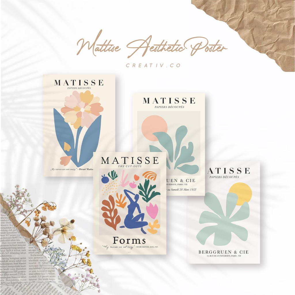 POSTER AESTHETIC MATTISE [POSTER MURAH] [POSTER AESTHETIC]
