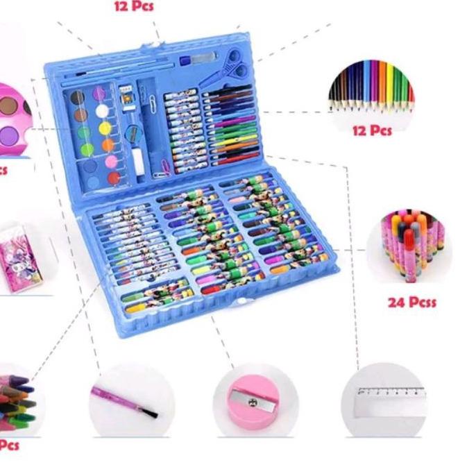 

NEW_PRODUCTstationery set pensil crayon cat air perlengkapan sekolah menggambar anak isi 86 pensil warnapaling murah