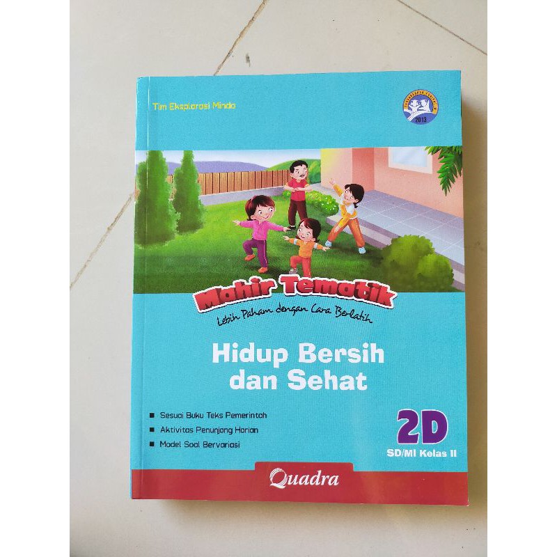 ORI satu paket buku mahir tematik K13 Quadra kelas 2 ABCD semester 1