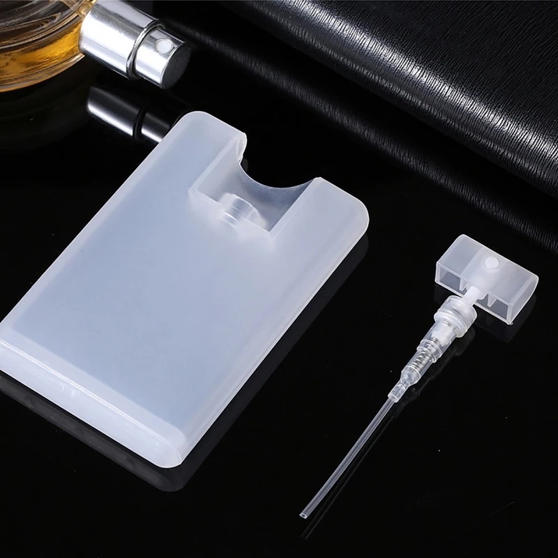 20 ml Card case-like Plastic Perfume Spray Bottles/ Refillable Fine Mist Spray Bottle / Portable Moisturizing Sprayer Box Empty Travel Bottle for Makeup Cosmetic Essential Oil