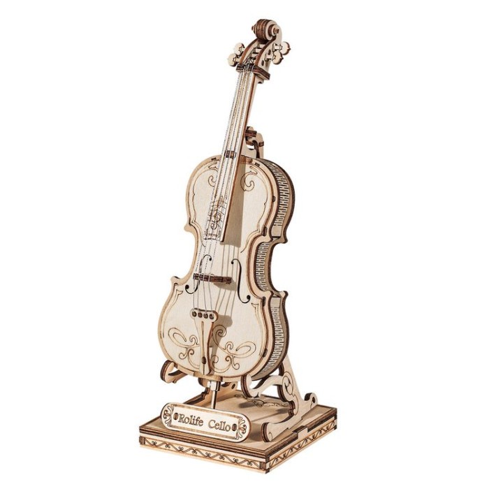 ROLIFE Robotime Cello 3D Wooden Puzzle TG411