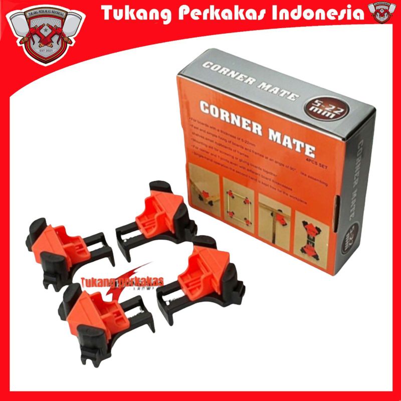 CORNER CLAMP SET 4PCS - KLEM SUDUT 5-22MM