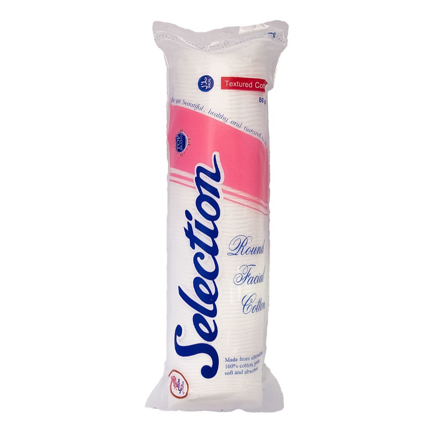 KAPAS SELECTION/ KAPAS ACNES SOFT COTTON/ KAPAS WAJAH SELECTION KOTAK 35GR DAN KAPAS SELECTION BULAT