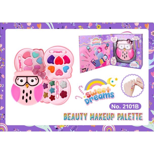 Make Up Bag Mermaid Unicorn mainan makeup alat rias anak