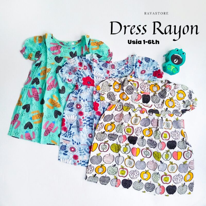 Dress Anak Katun Rayon