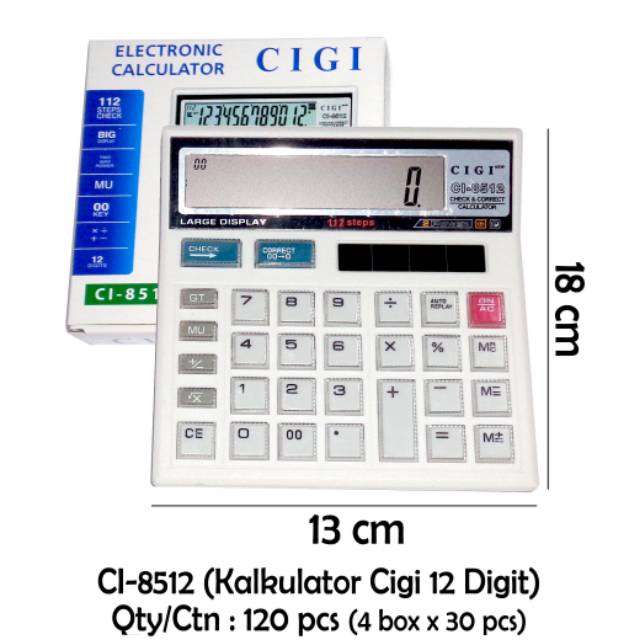 

Kalkulator CIGI 12 Digit CI-8512