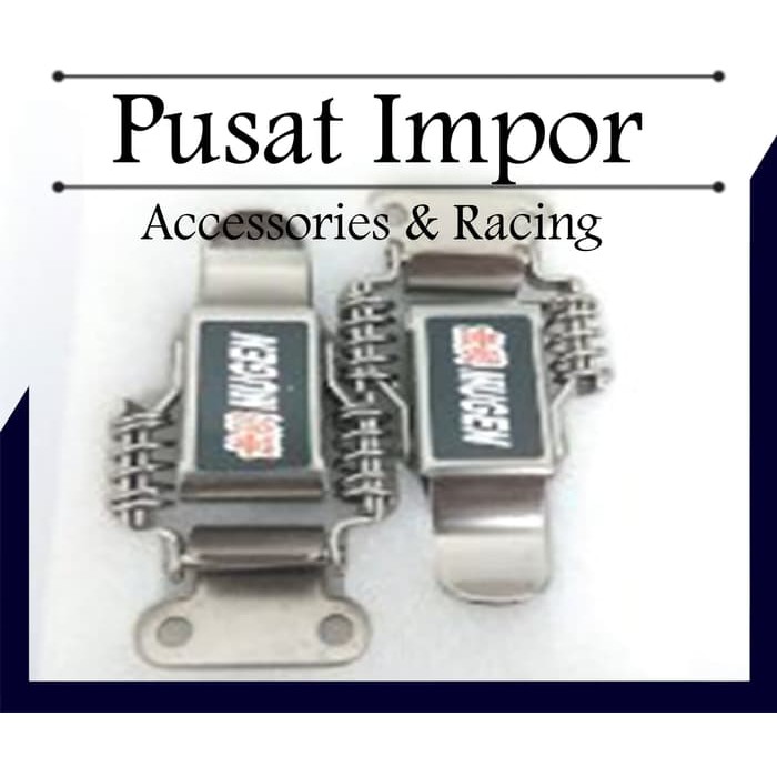 GROSIR MURAH AKSESORIS MOBIL  Universal Clip Bumper Stainless Model Per Kecil - Klip Bumper Mugen