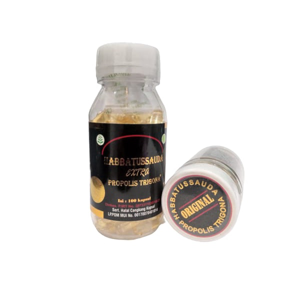 Habbatussauda ekstra propolis Trigona isi 60-100 kapsul