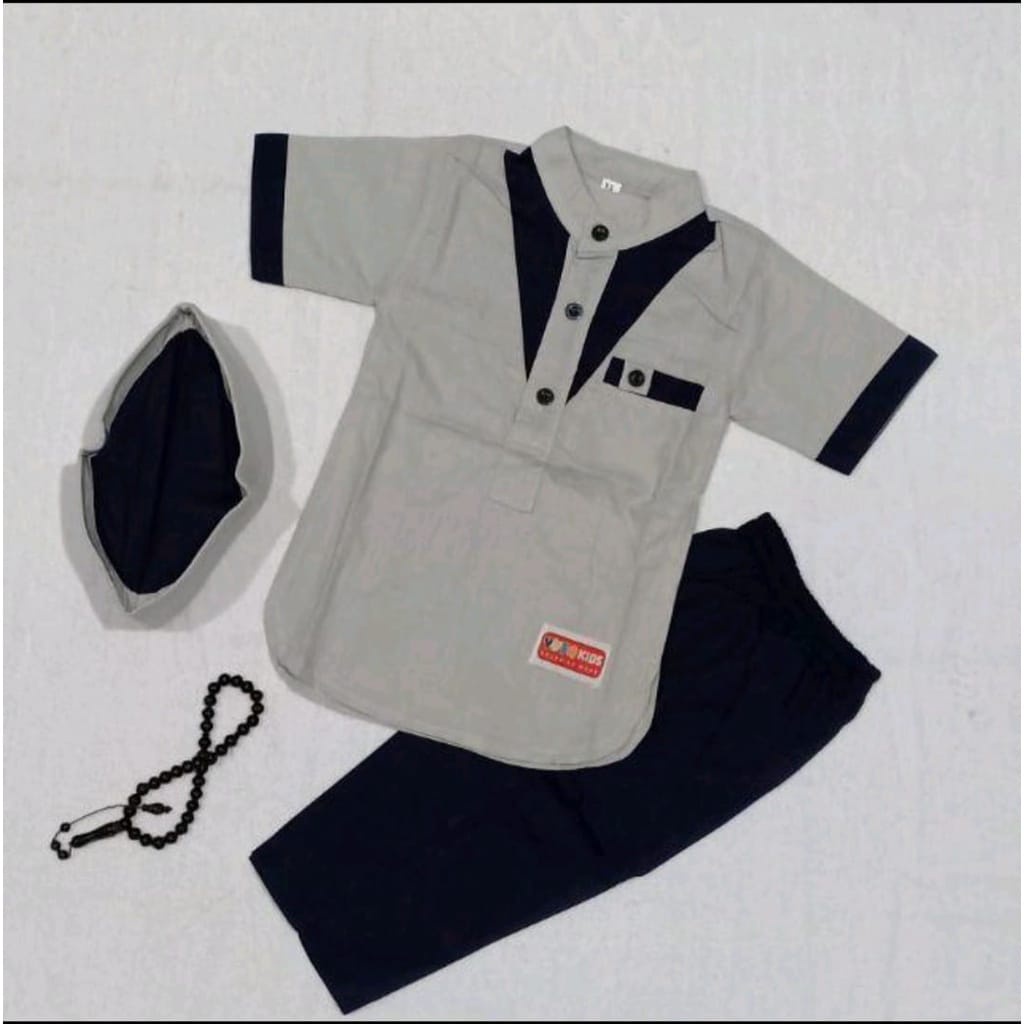 "HARGA GROSIR" Baju Koko Anak Umur 1-12 tahun Setelan ZAIN//SETELAN BAJU KOKO ANAK LAKI-LAKI TERBARU