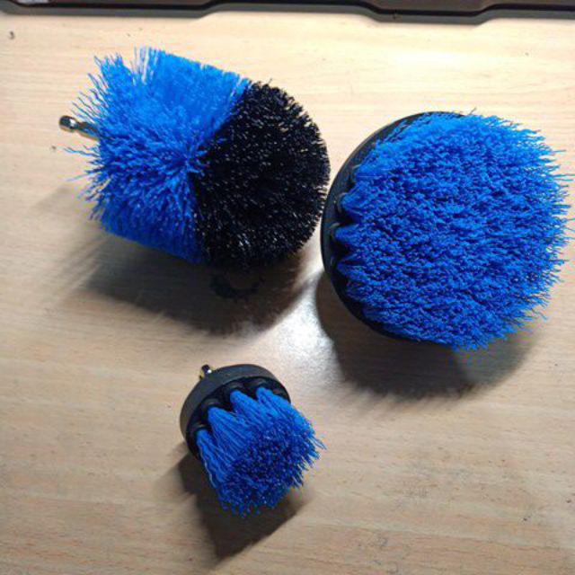 ✨top1 3 Pcs Power Scrubber Brush Drill Brush Clean For Home Surfaces Scrub Drill Kit