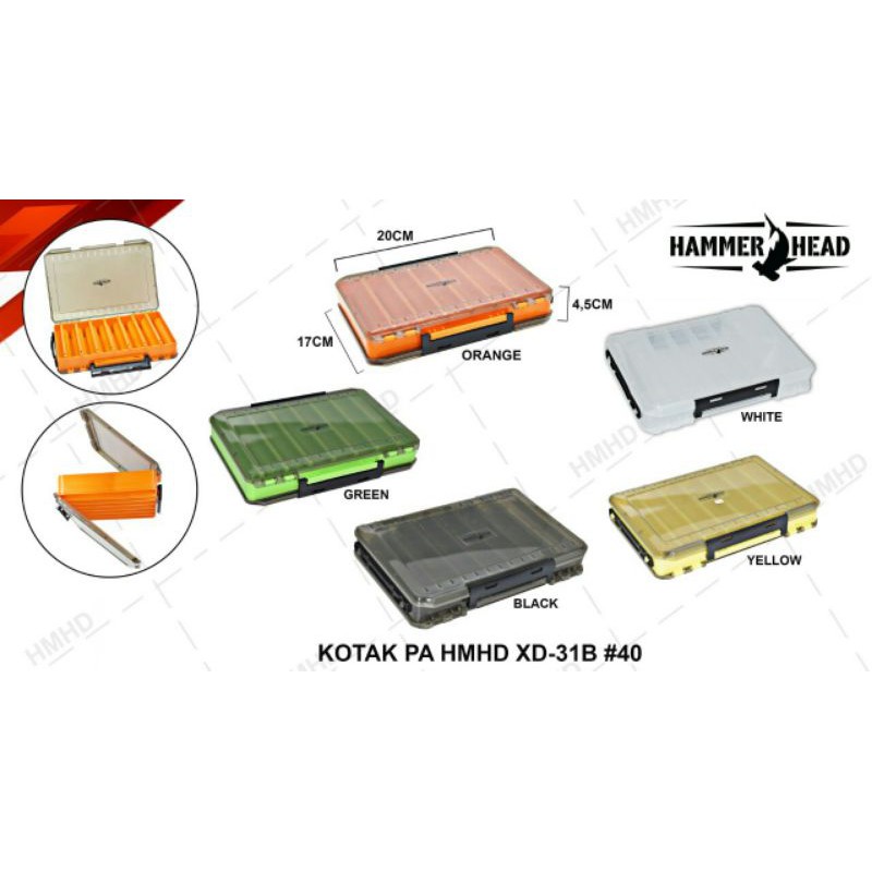 kotak umpan hammer head XD31B BOK LURE