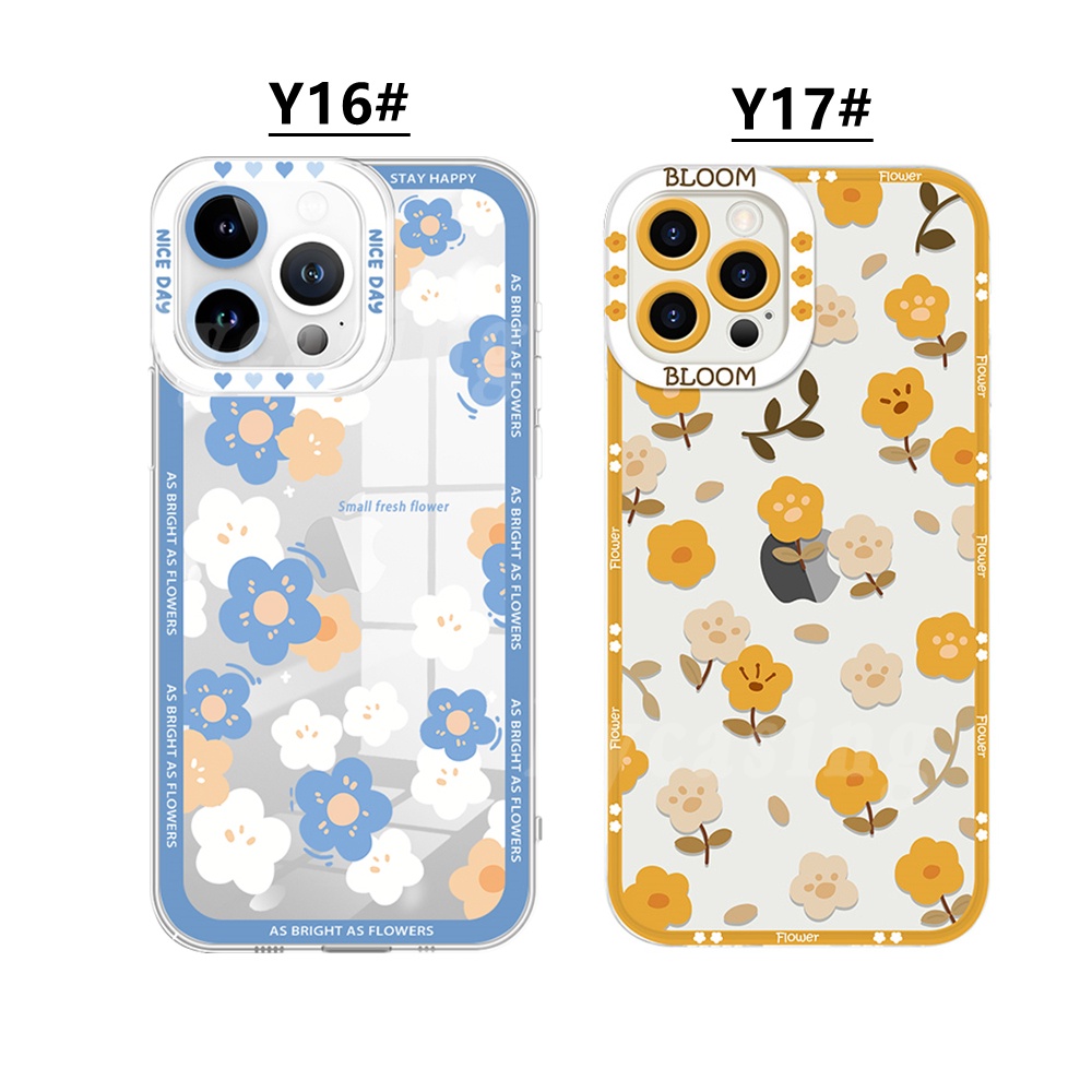 Soft Case Pelindung Kamera Motif Bunga Macaron Untuk Realme C21Y C25Y RealmeC35 C11 2021 C20 C25 C25S C15 C12 C3 C2 Realme8i 5 5i 6i 9a 30A