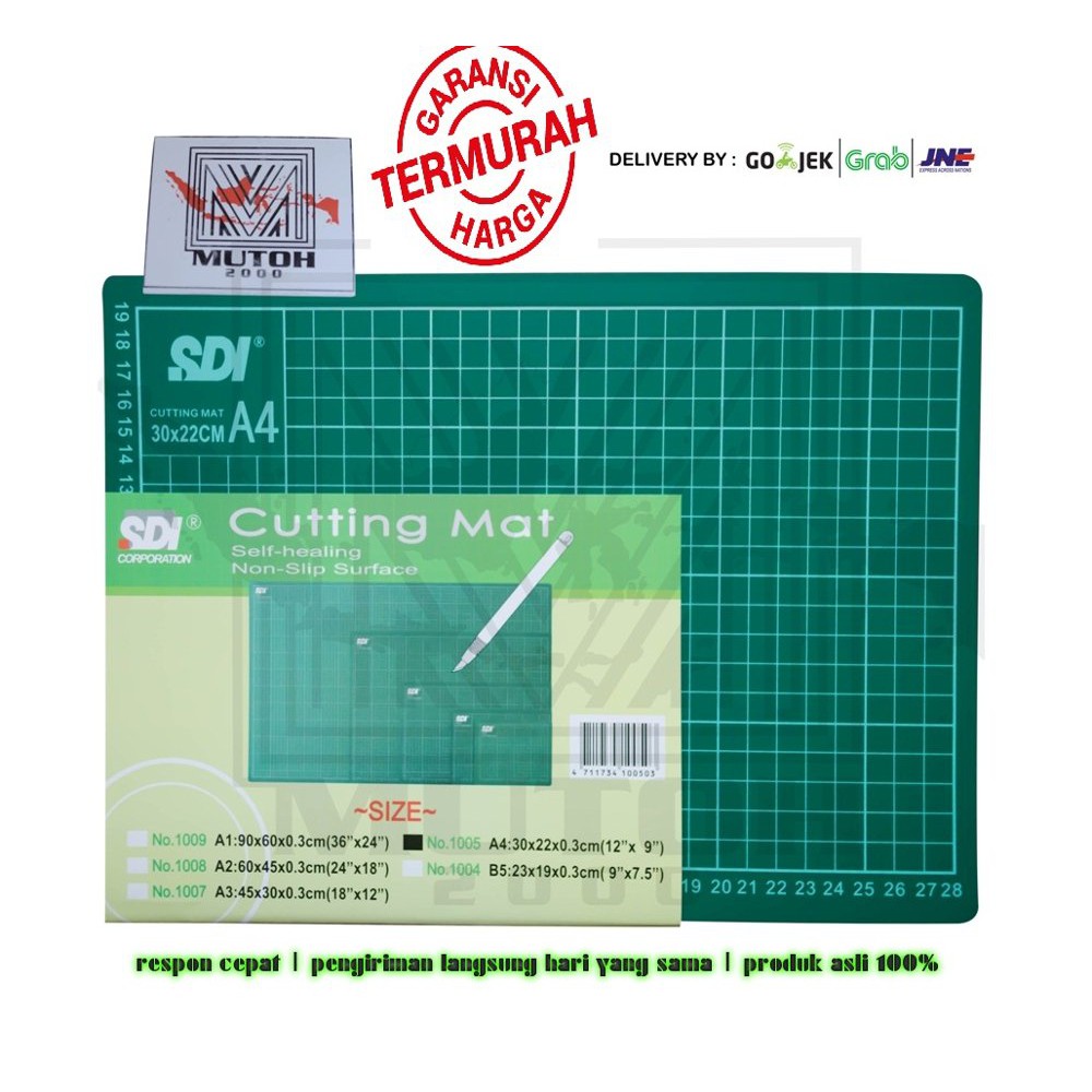 

Promo GROSIR Cutting Mat SDI A4 Berkualitas
