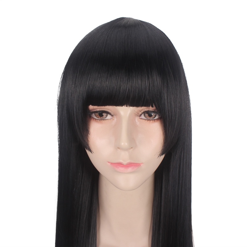 LOL-134 wig rambut palsu daily lolita lurus panjang hitam kakegurui yumeko jabami