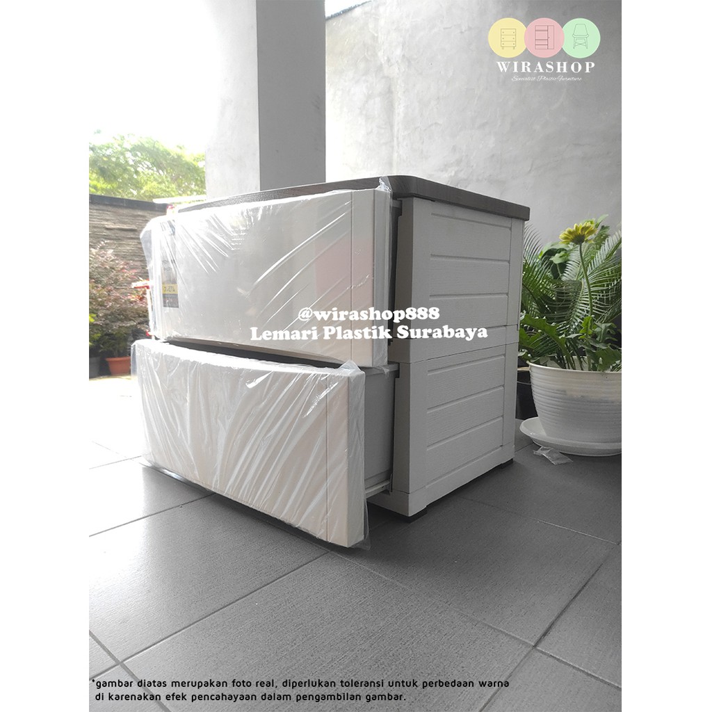 Drawer Olymplast Minimalis susun 2 KHUSUS GOJEK (ODC 02)