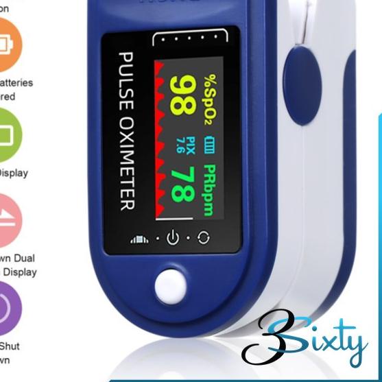BISA COD ✔️FINGERTIP OXYMETER PULSE Alat Ukur OKSIGEN Dalam Darah Original Oximeter General Care LK 