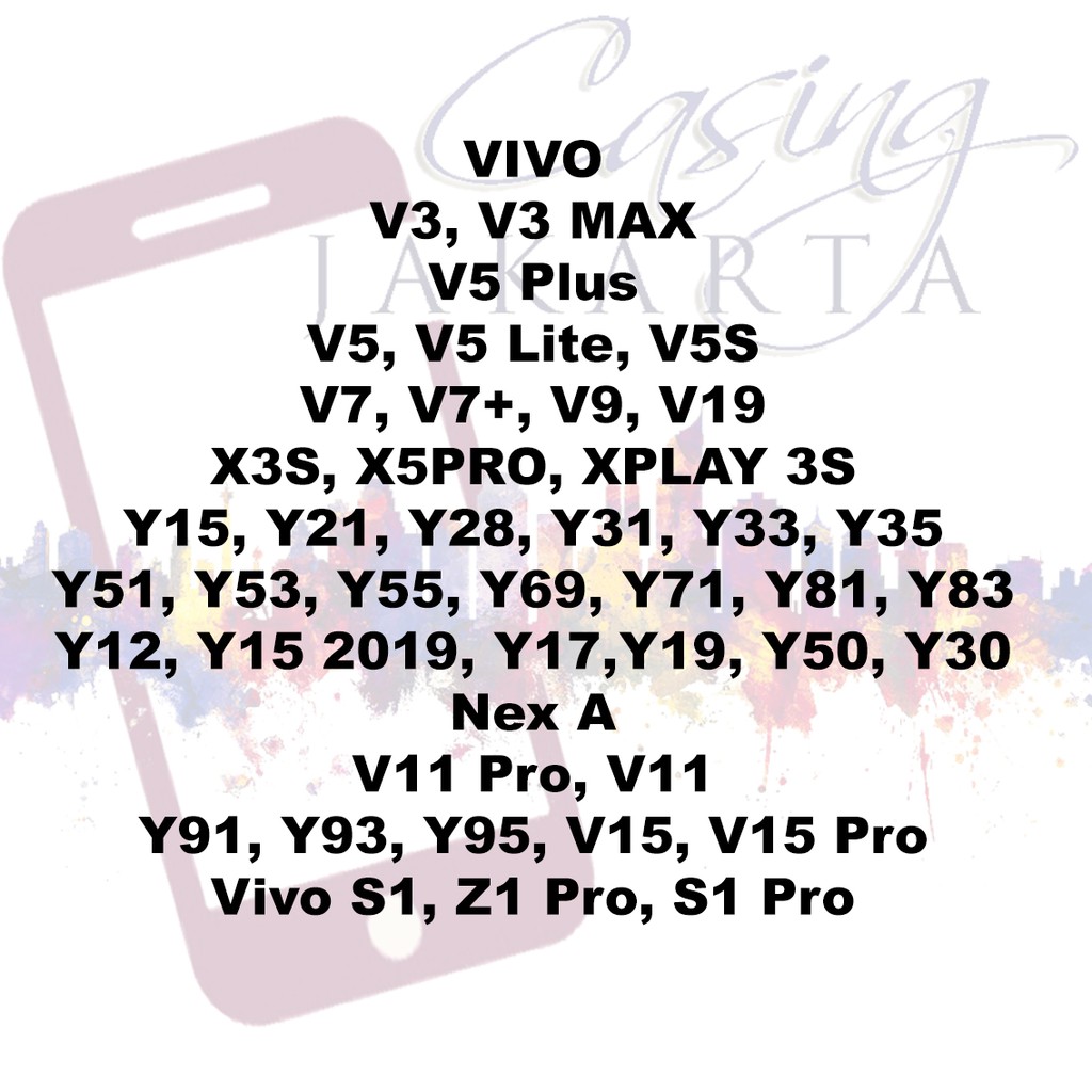 HARDCASE BENING TRANSPARAN VIVO Nex A V11 Pro V11 Y91 Y93, Y95, V15, V15 Pro Vivo S1, Z1 Pro, S1 PRO