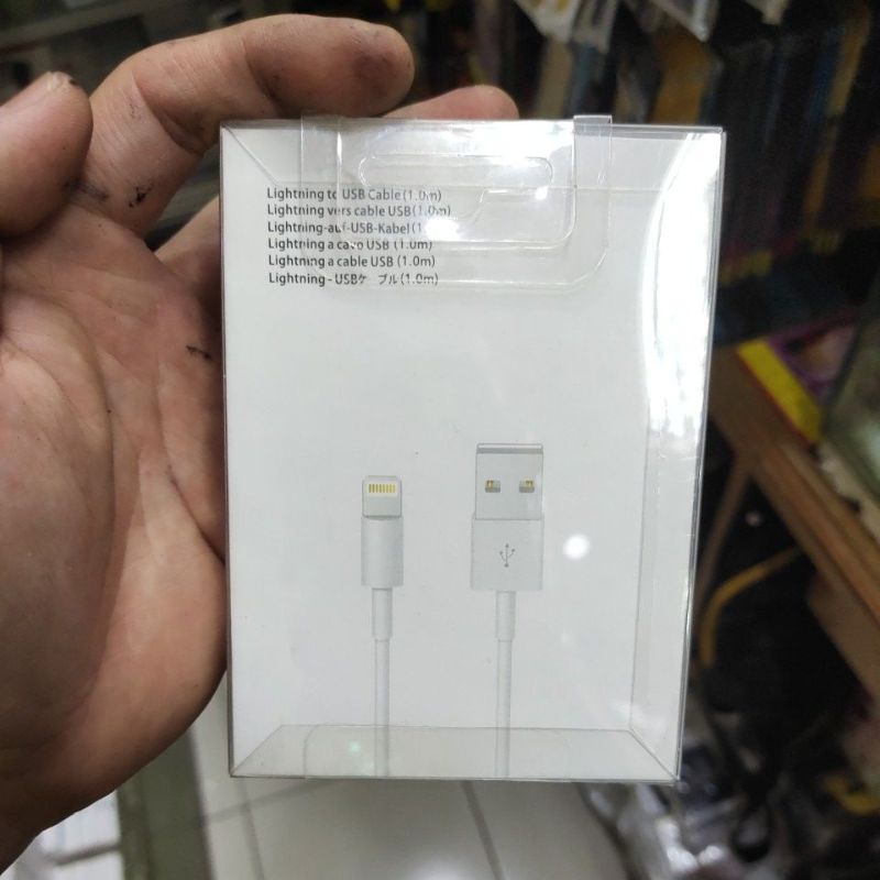 USB LIGHTNING / KABEL DATA / KABEL CHARGER LIGHTNING MANTUL MURAH MERIAH