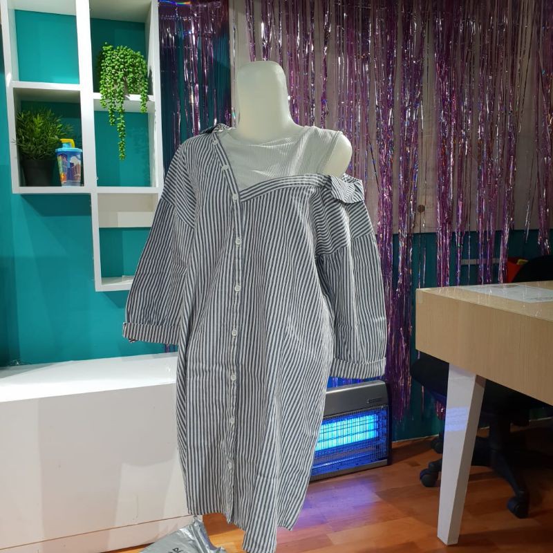 Live shopee dress branded