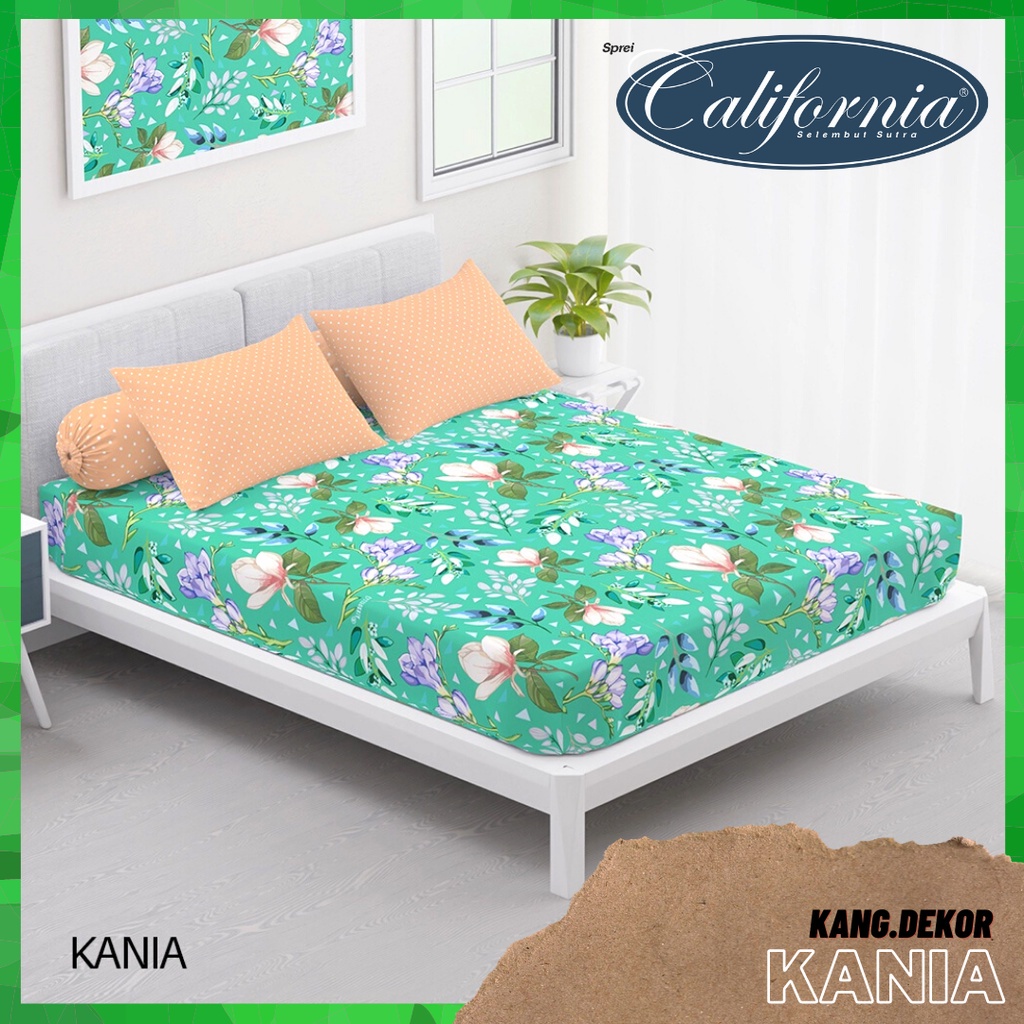 SPREI CALIFORNIA MOTIF KANIA QUEEN KING SINGLE SIZE 160X200 180X200 120X200 SPREI NO 1 2 3 MURAH SEPREI AESTHETIC SEPRAI CANTIK SEPRE PROMO ANTI LUNTUR MOTIF BIG COLLECTION PLUS SARUNG BANTAL SPREI DEWASA ALAS KASUR SPREI ADEM POLYESTER MICROTEX