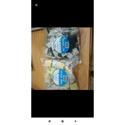 T MOUNT TIE KLEM KABEL DOUBLE TAPE TEMPEL 25x25