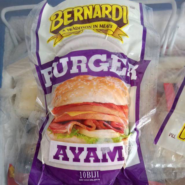 

BERNARDI BURGER AYAM 325GR ISI 10 VC