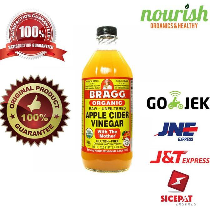 

TERMURAH Bragg, Organic Apple Cider Vinegar with The 'Mother' 473 ml Kode 1472