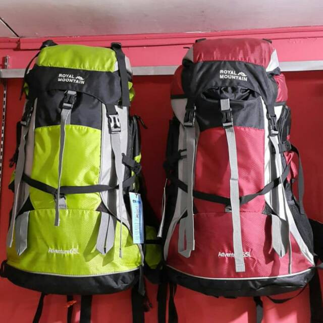 Tas gunung carrier keril royal mountain 65 liter original
