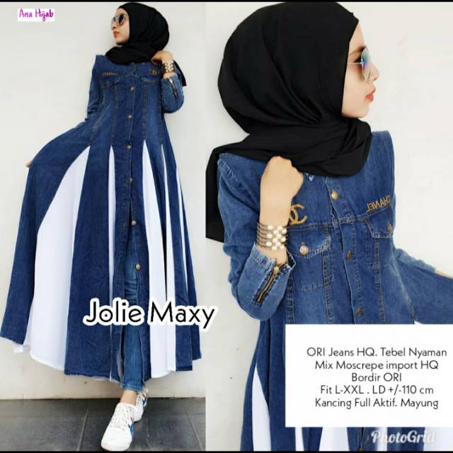 JOLIE MAXY GAMIS WANITA JEANS PREMIUM BEST SELLER