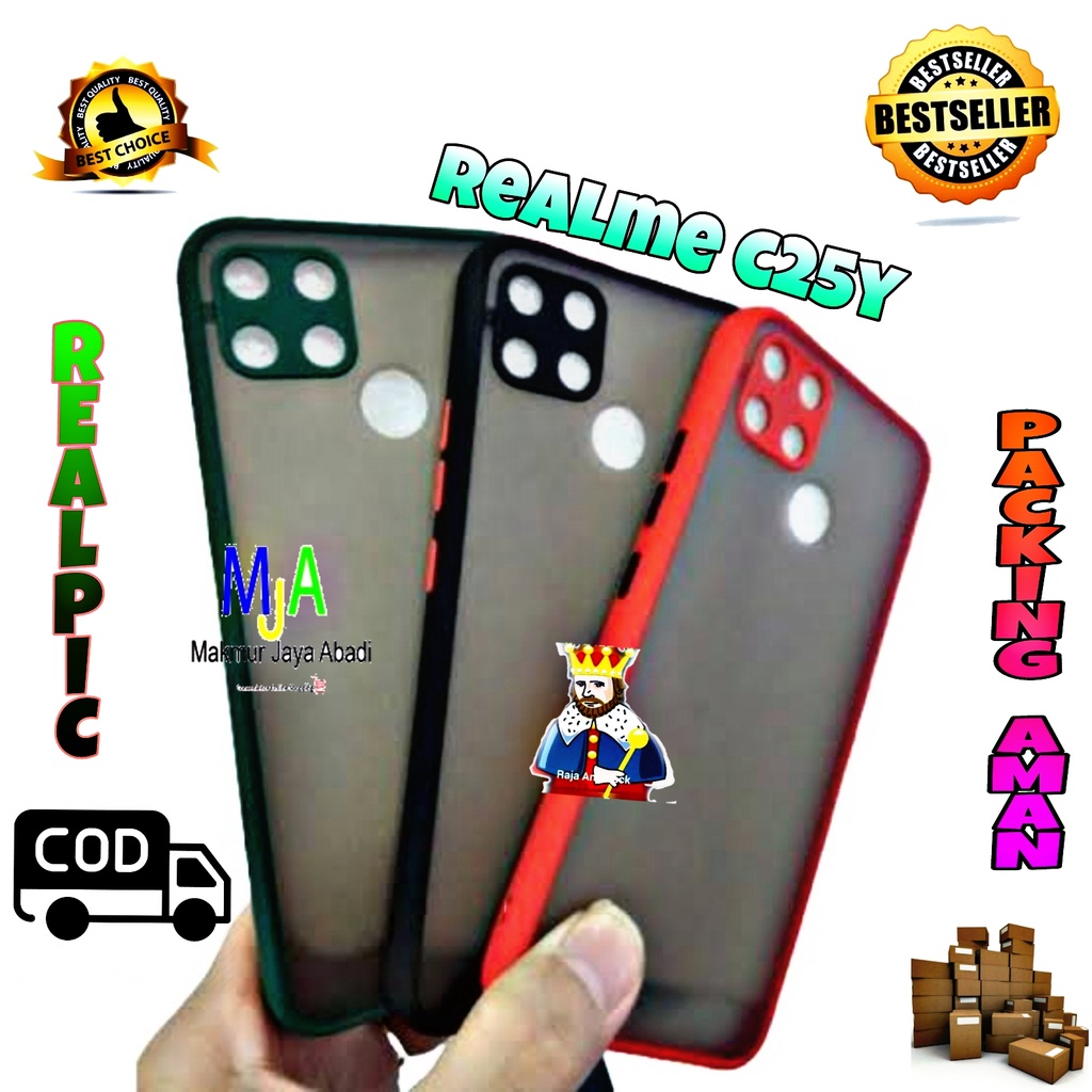 SOFTCASE REALME C25Y - CASE MATTE FULL COLOUR MY CHOICE BUMPER CASE PELINDUNG KAMERA