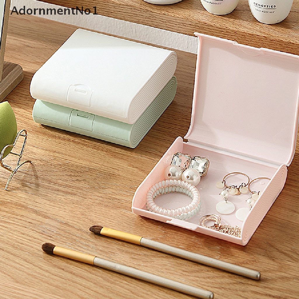 (AdornmentNo1) Kotak Penyimpanan Perhiasan / Kalung / Anting / Kosmetik Portable Anti Air