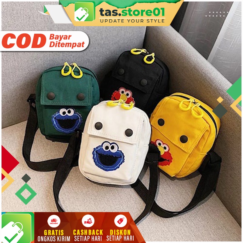 Tas Selempang Dompet Mini Tempat HP Wanita Lucu Tali Panjang Slempang Pocket Simple Elegan Korean St