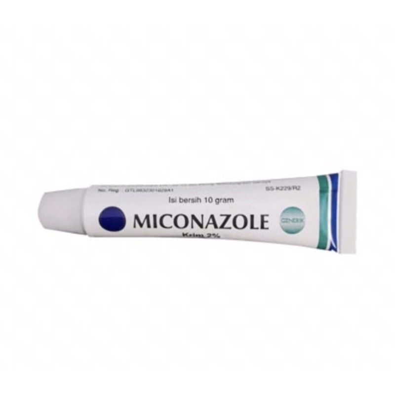 Miconazole cream 10 gram ( mengobati panu, kadas &amp; jamur di kulit )