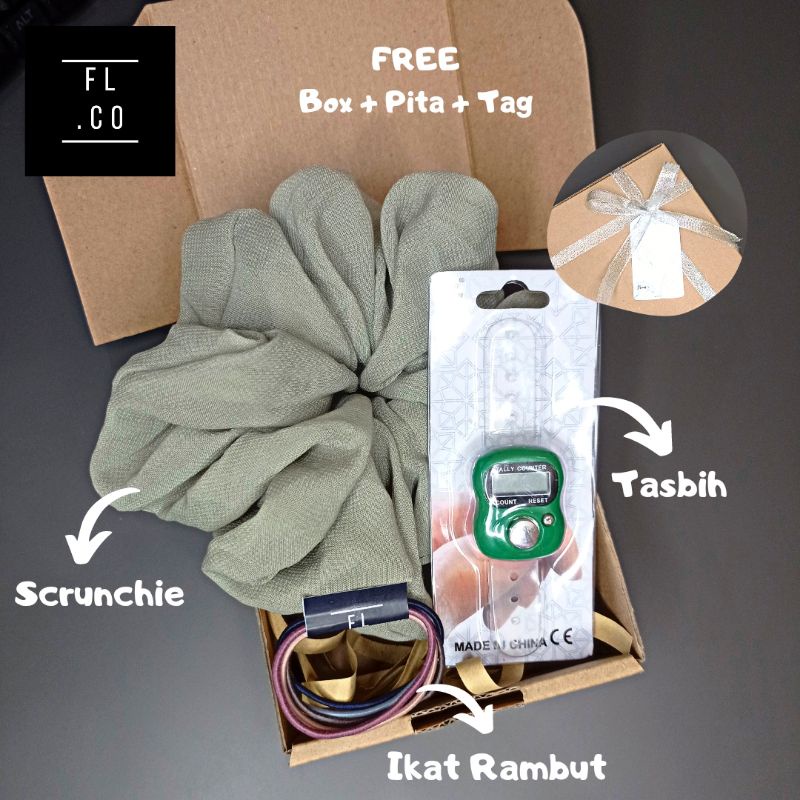 

[COD] Hampers Wisuda / Gift Box Cewek / Gift Set Wanita / Kado Anniversary / Kado Ulang tahun / Parcel / Souvenir / Scrunchie / Ikat Rambut / Tasbih Digital / Hadiah lainnya