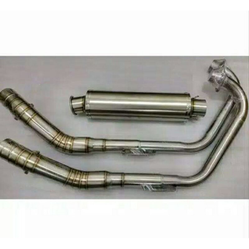 knalpot racing polos bulat cincin for vixion. fu. njmx. byson. r15. sonic. cb150. dll