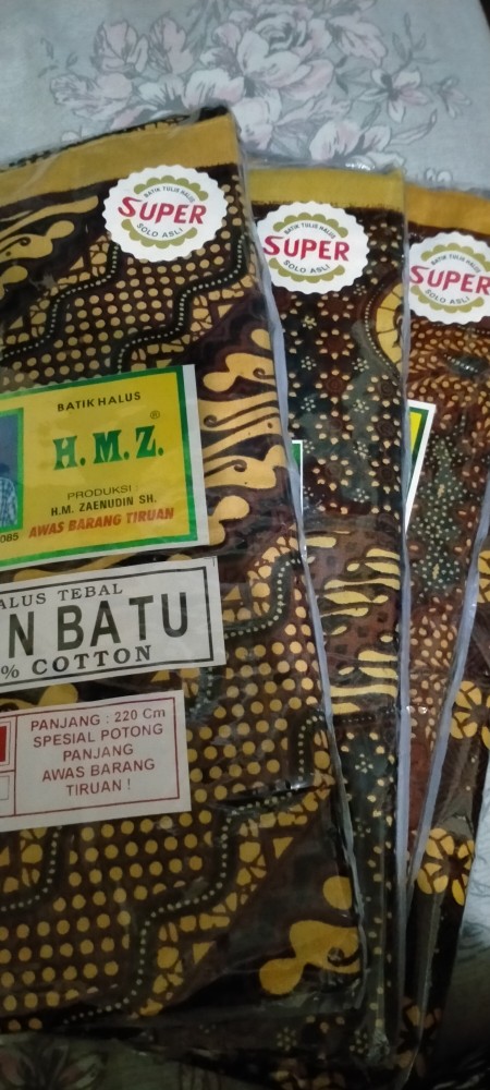 Kain Jarik Batik Cap Cent Hmz Solo Samping Kebat Panjang Kain Batu Halus Tapih Gendong Melahirkan