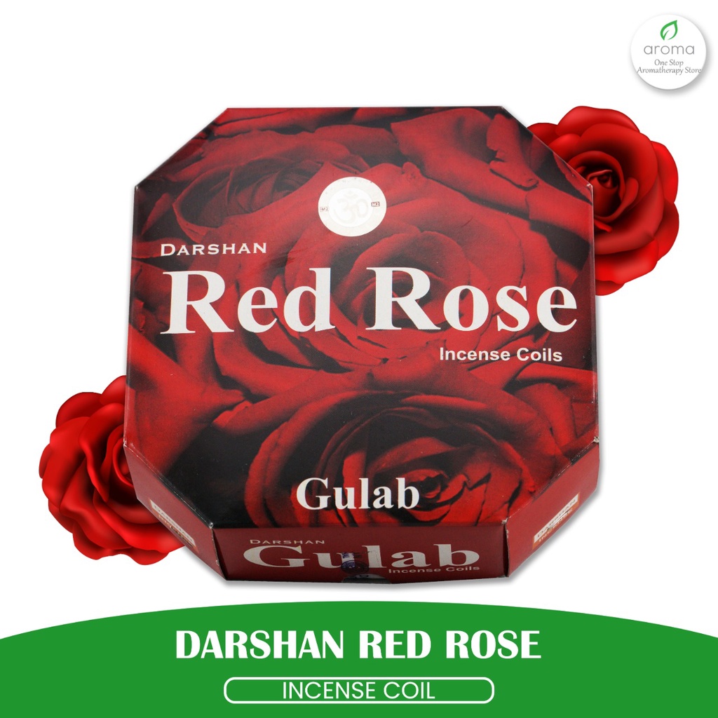 Dupa India (Aromaterapi) Coil - Red Rose