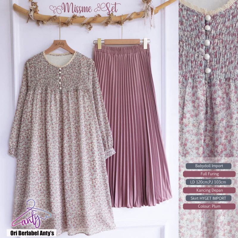 MISSME SET SETELAN ROK BUSUI BY ANTY