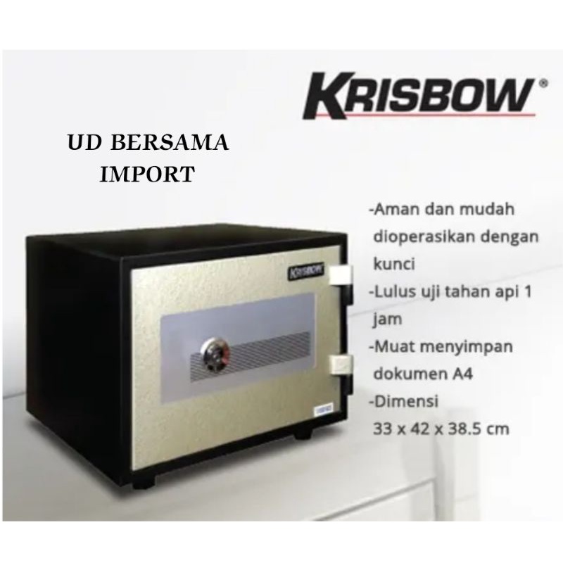 KRISBOW Brankas Berangkas Brangkas Fire Safe Tahan Api YB300AK