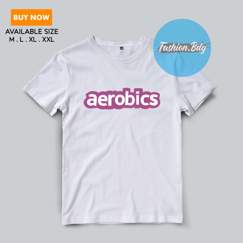 BAJU WANITA KAOS AEROBICS SENAM OLAHRAGA GYM FITNESS