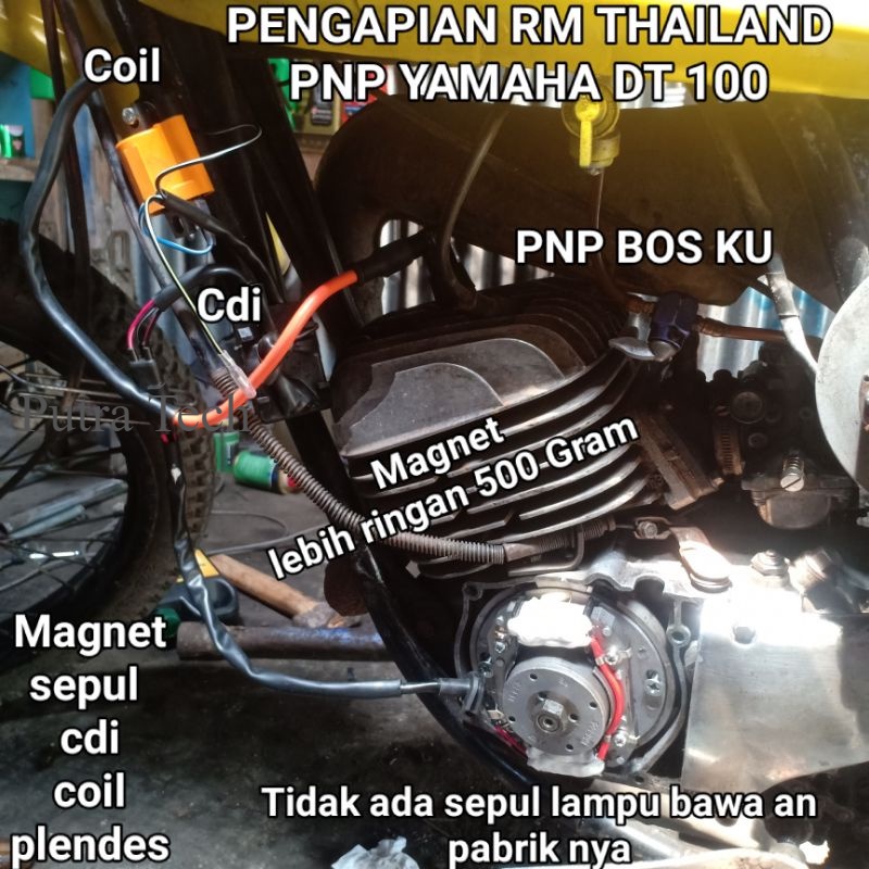 Pengapian Rm85 Pnp Dt125 Yamaha Dt100