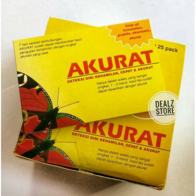 test pack AKURAT TES HAMIL / AKURAT STRIP / tespack hamil sensitifas