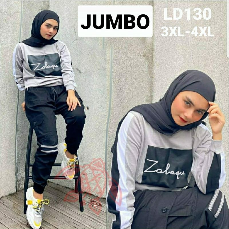 PCS SET GISKA ZLQ SETELAN PAKAIAN WANITA ATASAN DAN CELANA BABYTERRY KATUN 2 UKURAN ALLSIZE DAN JUMBO MS