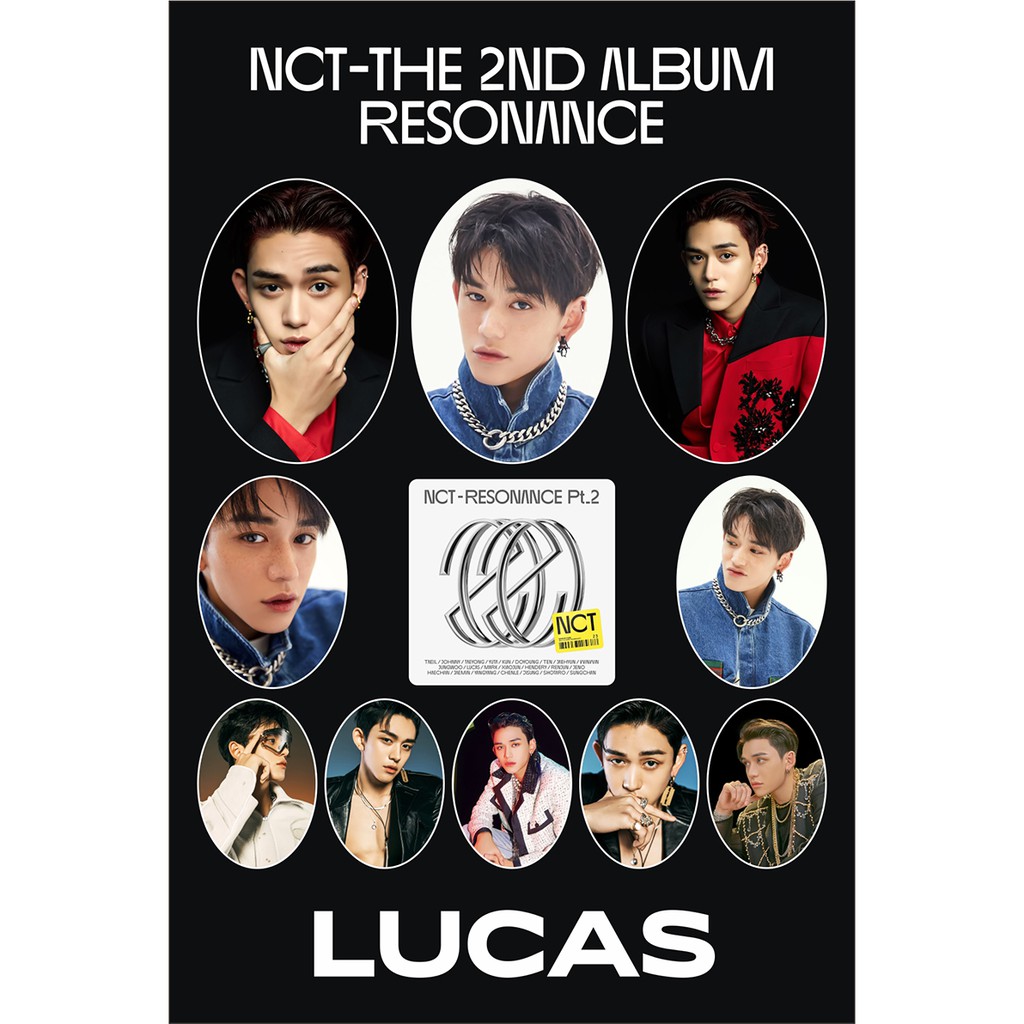 Jual Stiker Nct Wayv Lucas Kpop Sticker A Nct Resonance Arrival Shopee Indonesia